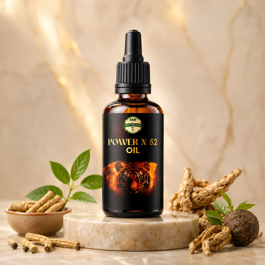 POWER X 52 Ayurvedic Vitality Oil (30ml)